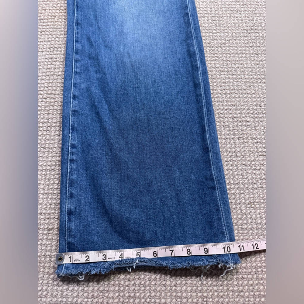 Paige Anessa Wide Leg Jean in Flamenco Distressed 30 - Picture 7 of 12